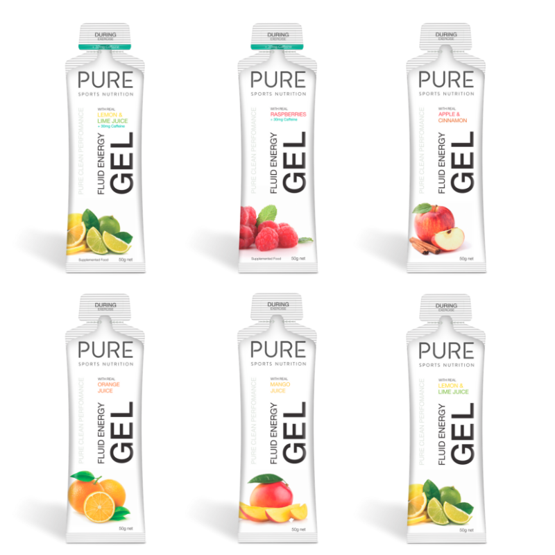 PURE Fluid Energy Gels (50-60g)