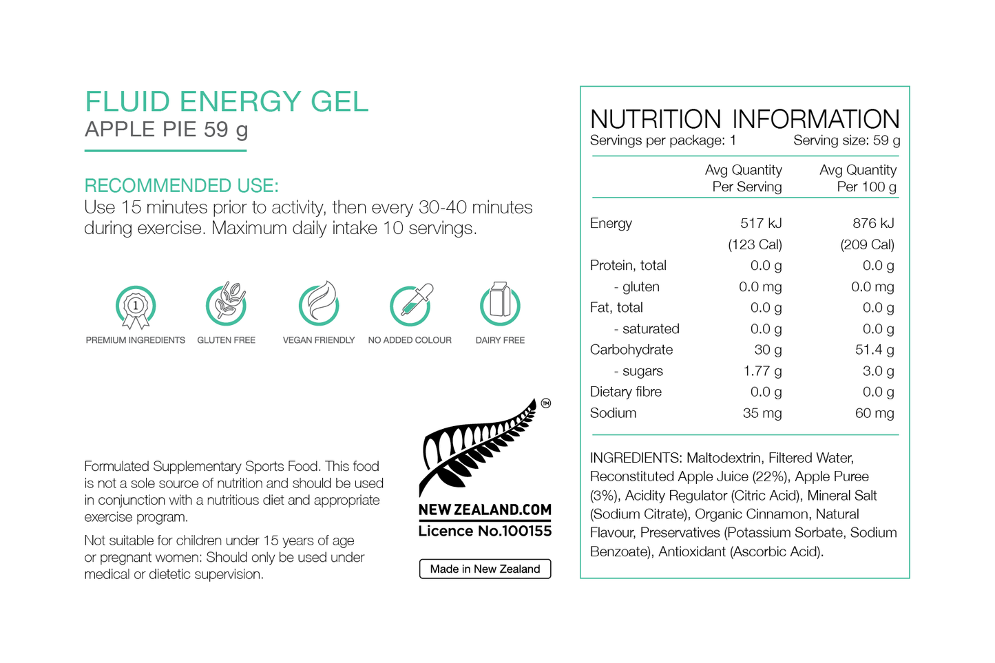 PURE Fluid Energy Gels (50-60g)